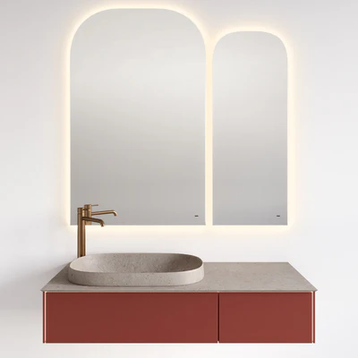 Sink with MAGICA cabinet, VETRATA mirror and ETERNA mixer, Kerama Marazzi — Ver 3