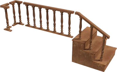 modular stairs and handrail kit 001 — Descargar