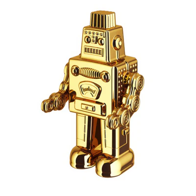 my robot gold decorative object by seletti — скачать