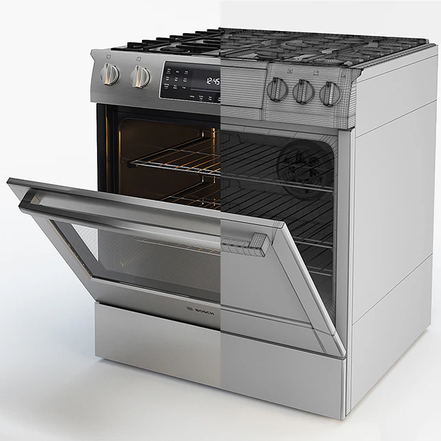 Gas Slide-in Range - HGI8054UC - by Bosch — Descargar