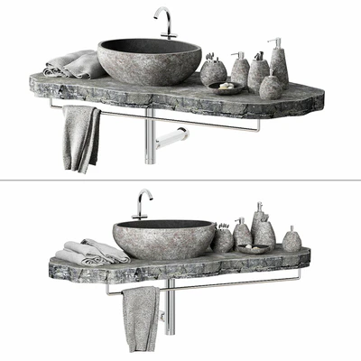 Stone Washbasin No. 7 — Ver 1