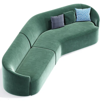 Vladimir Kagan Long Curve Sofa — Вид 2