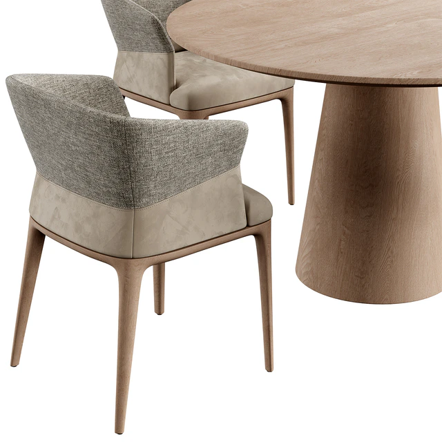 Quad Chair Konyshev Dinning Set — Скачать