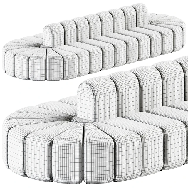 Modul Two-sided Sofa Bob by Bla Station / Двухсторонний диван — Скачать