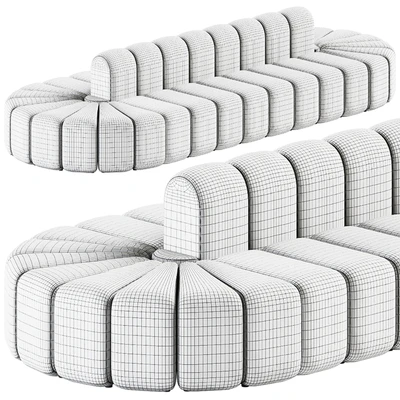 Modul Two-sided Sofa Bob by Bla Station / Двухсторонний диван — Вид 2