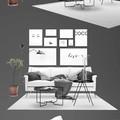 Scandinavian livig set 3. West Elm Carlo sofa — Вид 2