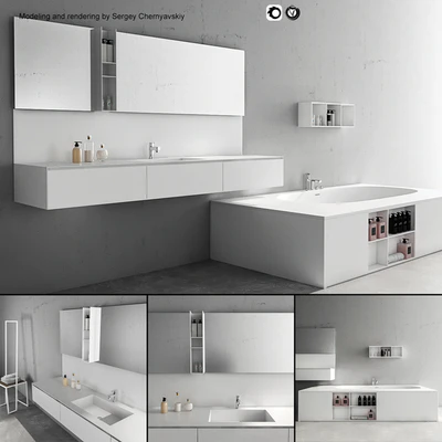 Bathroom furniture set Arcom Escape 2 — Ver 1