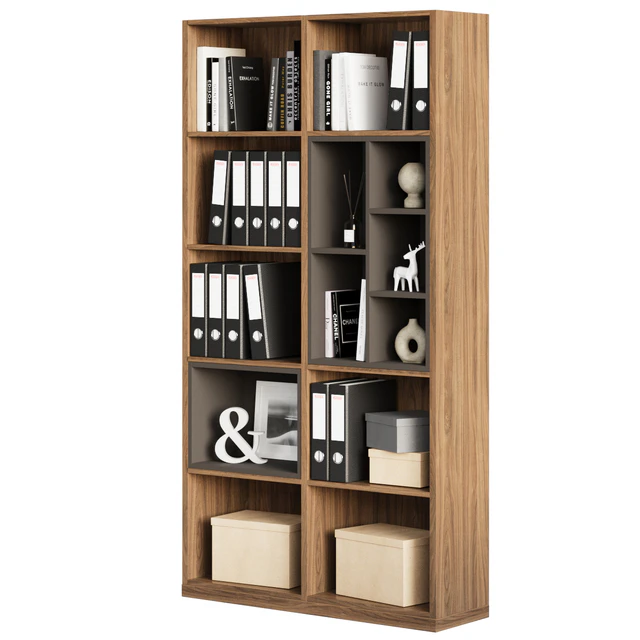 Home office shelving with decor — Descargar
