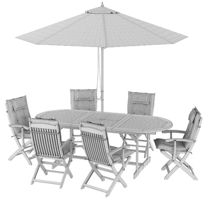 Garden dining set — Ver 5
