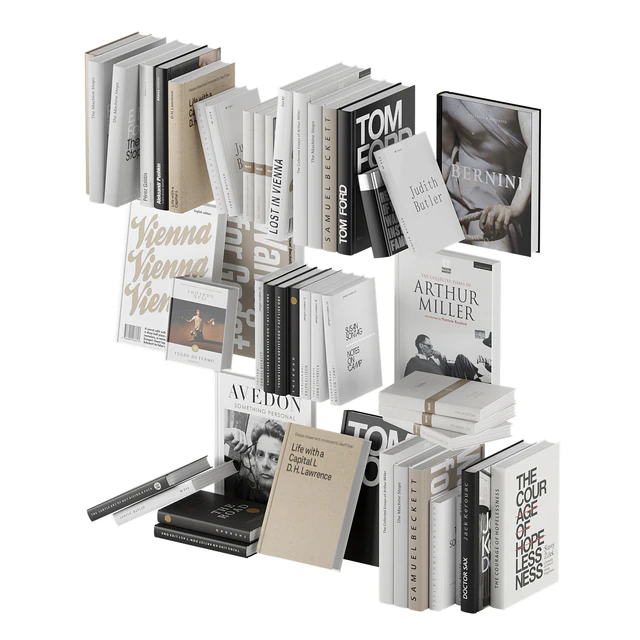 set of books 01- beige — Descargar