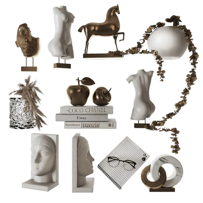 Decorative shelf filling set 9 — Ver 5