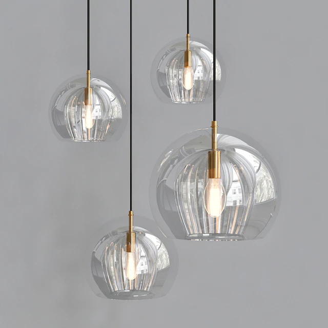 PLEATED CRYSTAL Pendant lamp — Descargar