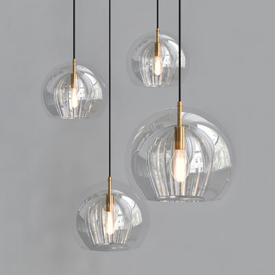 PLEATED CRYSTAL Pendant lamp — Descargar