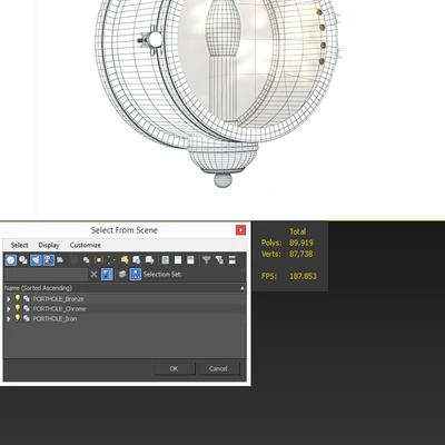 Pottery Barn / Parthole indoor outdoor Sconce — Ver 3