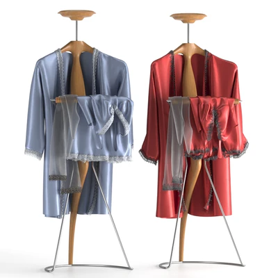 Valet stand Porada Sir-Bis 2 with peignoir and stockings — Ver 4