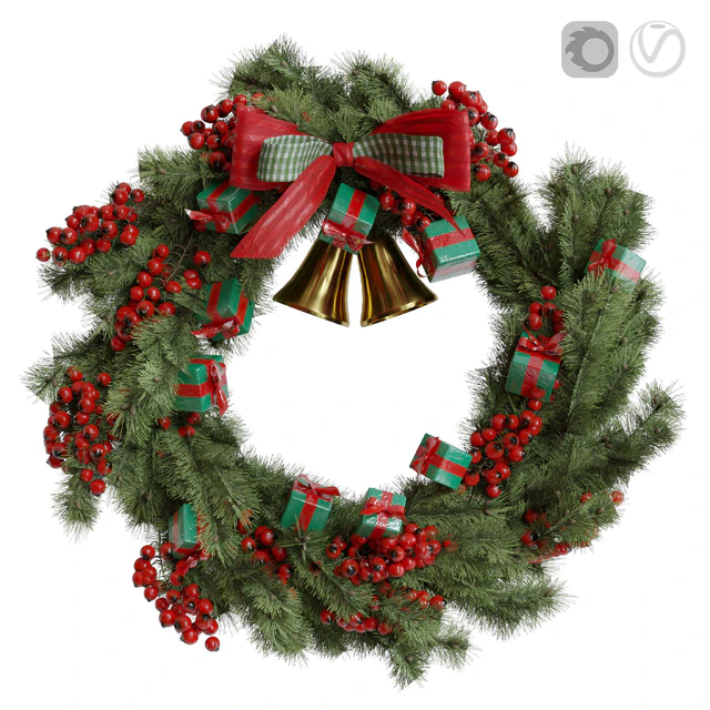 Christmas wreath 1 — Descargar