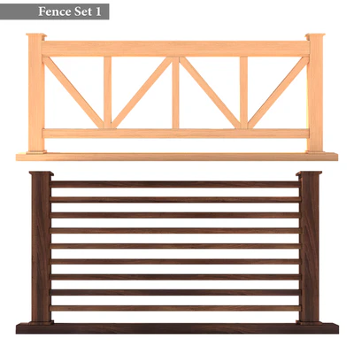 Fence Set 01 — Вид 3