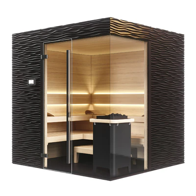 KLAFS Design Sauna Shape with sauna heater sanarium majus — Вид 1