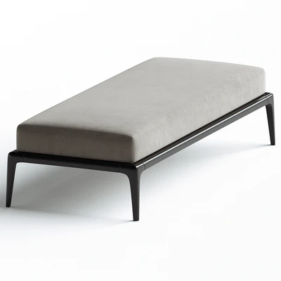 Poliform PARK Upholstered fabric bench — Ver 3