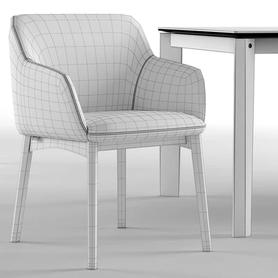 Elle chair and Alpha table - Calligaris — Ver 2