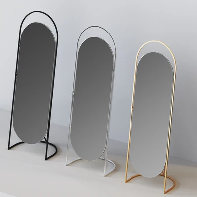 Folded Ellipse Standing Mirror — Вид 1