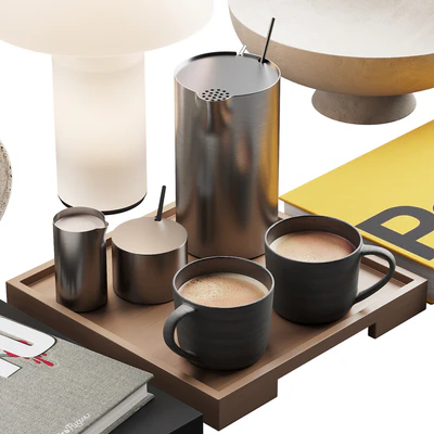 119 decorative set 032 american style neutral decor P01 — Ver 4