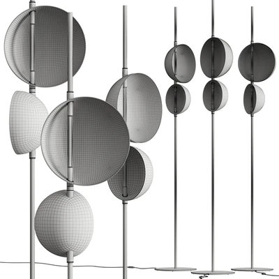 Oluce Superluna Floor Lamps — Ver 2