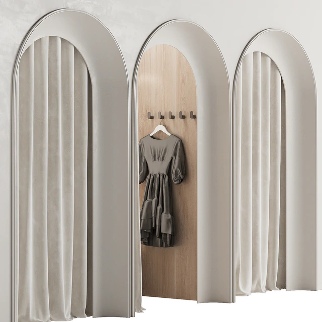 Fitting room for a clothing store 001 KM — Descargar
