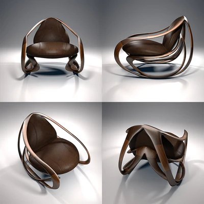 Armchair Giorgetti MOVE / Armchair Giorgetti MOVE — Ver 3