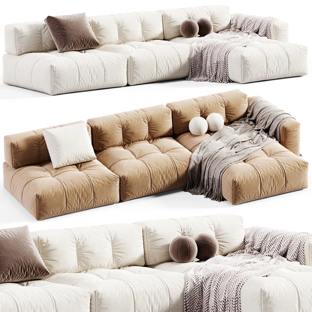 Modular Sofa Armrest Apollo — Descargar