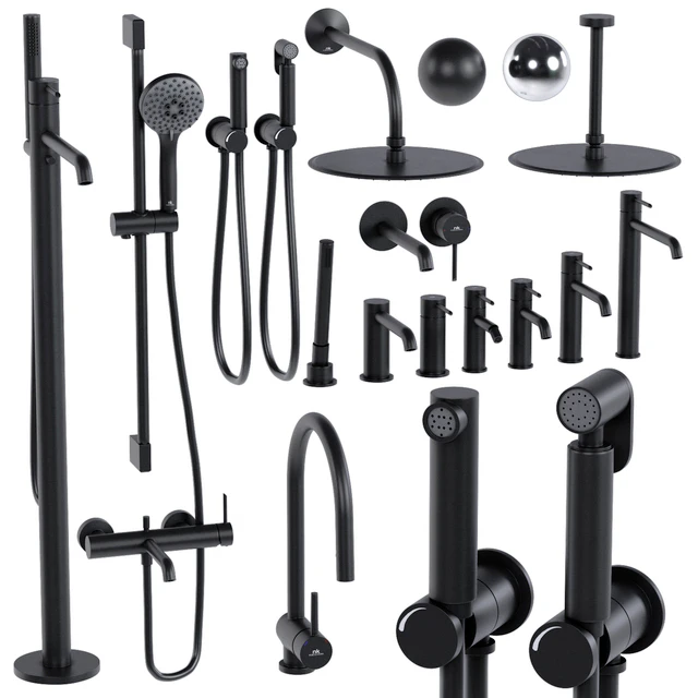 смесители Noken Round by Porcelanosa Bathroom Faucet Taps set — Скачать
