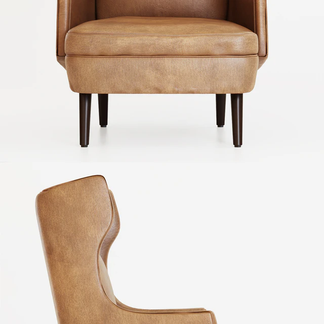 Arteriors Budelli Wing chair — Descargar
