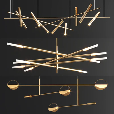 Bolia Esprit Rousseau Chandelier - 3 type — Ver 1