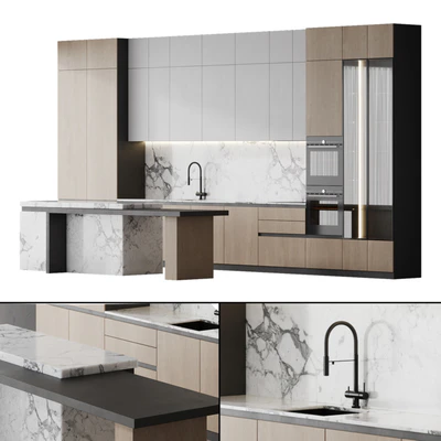Кухня в современном стиле 005 | kitchen modern — скачать