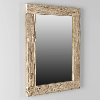 RH Reclaimed Railroad Ties Mirror — Вид 3