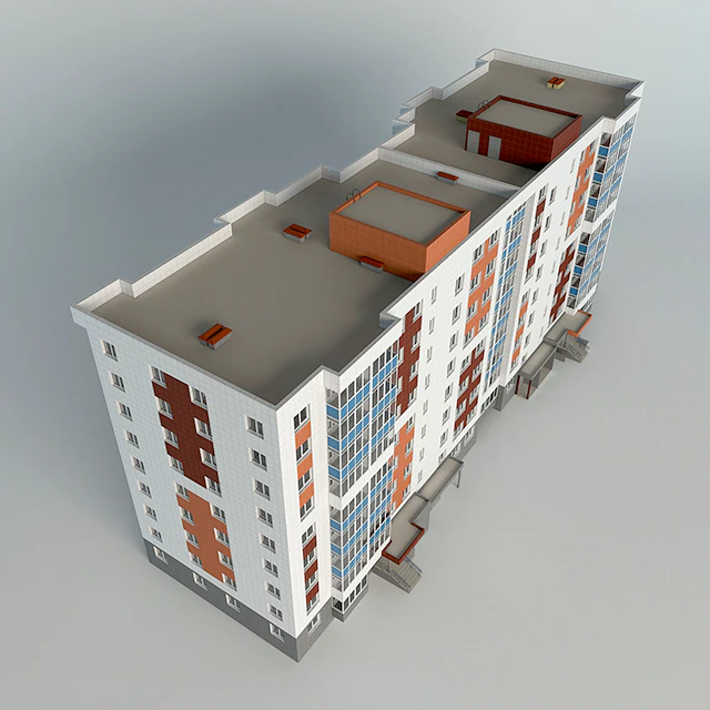apartment nine-story apartment building — Descargar