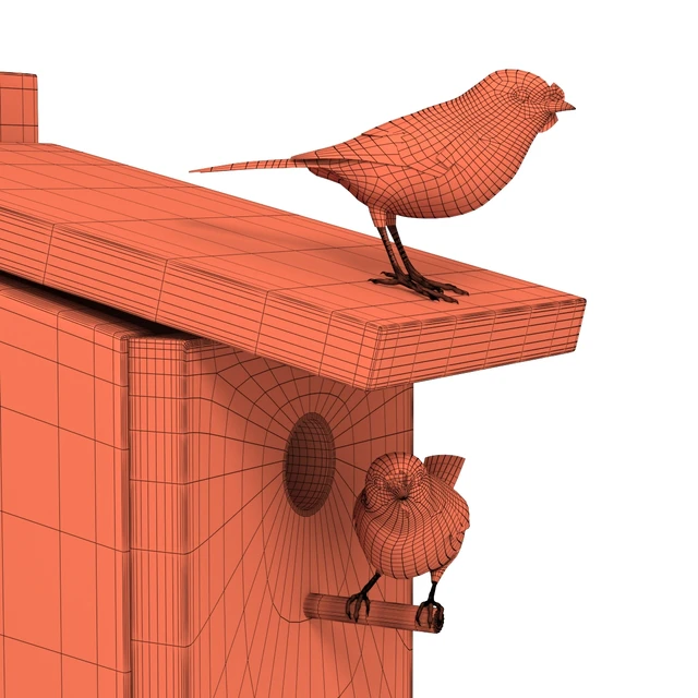 Great Tits at artificial nest — Descargar
