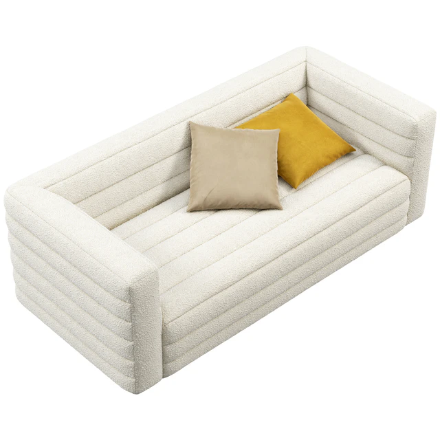 CB2 Strato Boucle Sofa — Descargar