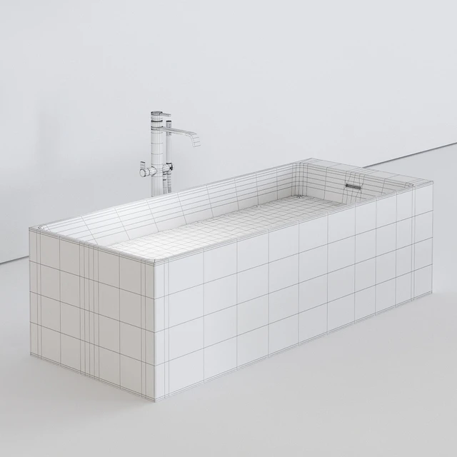 Disenia Square Bathtub — Descargar