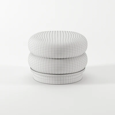 Split ottomann and pouf by Emmanuelle Simon — Ver 2