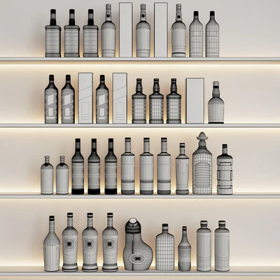 Alcohol bar set — Ver 4