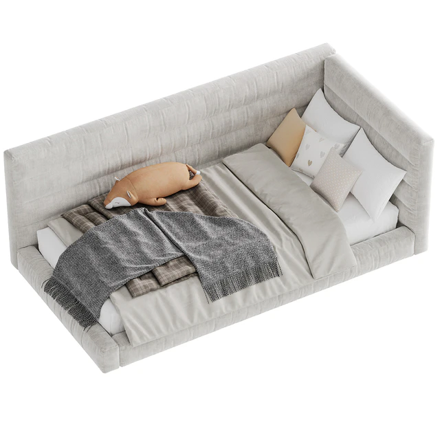 Кровать Hudson Upholstered Corner Bed 7 — Скачать