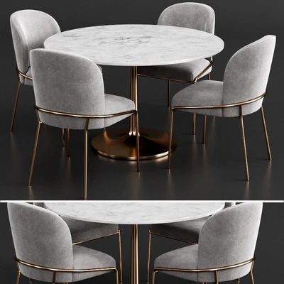 West elm & Crate&Barrel Dinning Set 2 — Вид 1
