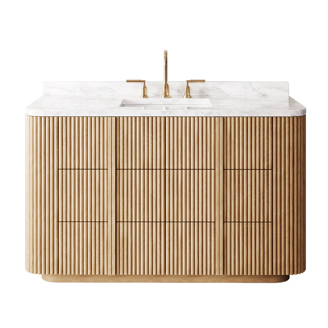 Bathroom furniture Restoration Hardware MULHOLLAND SINGLE VANITY — Скачать