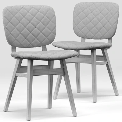 Drifter Industrial Loft Leather Dining Chair — Вид 3