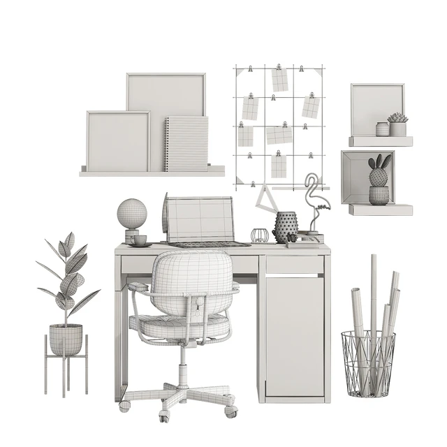 Ikea office workplace — Скачать