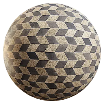 black and chip rhombus granite tile 001 — Descargar