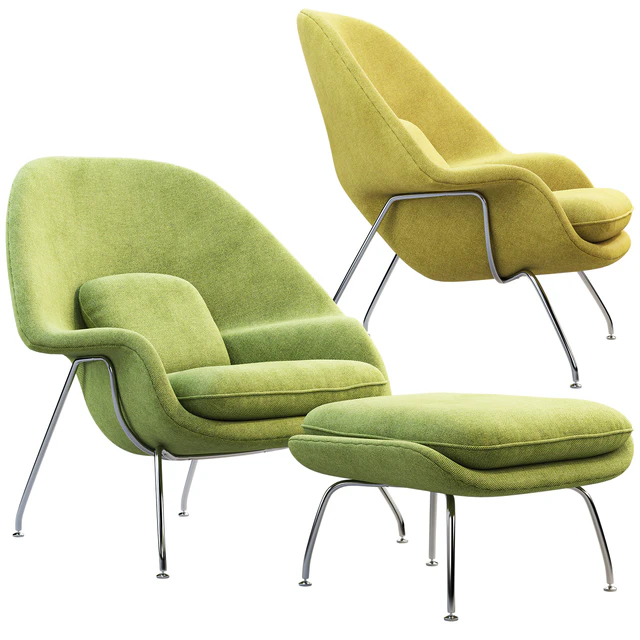 Womb Chair and Ottoman — Descargar