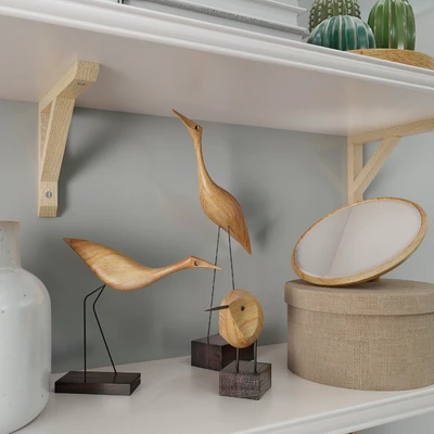 Shelves Bergshult / Sandshult (ikea) with Decorative Filling — Ver 4