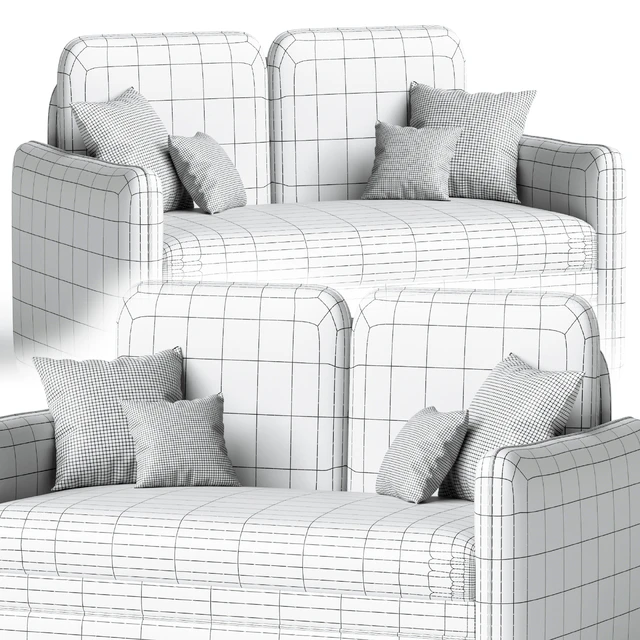 sofa bed Cases Textile Light — Descargar